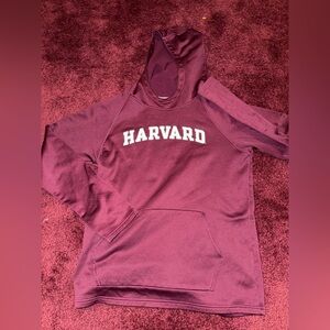 Harvard under armour burgundy youth XL hoodie sweatshirt